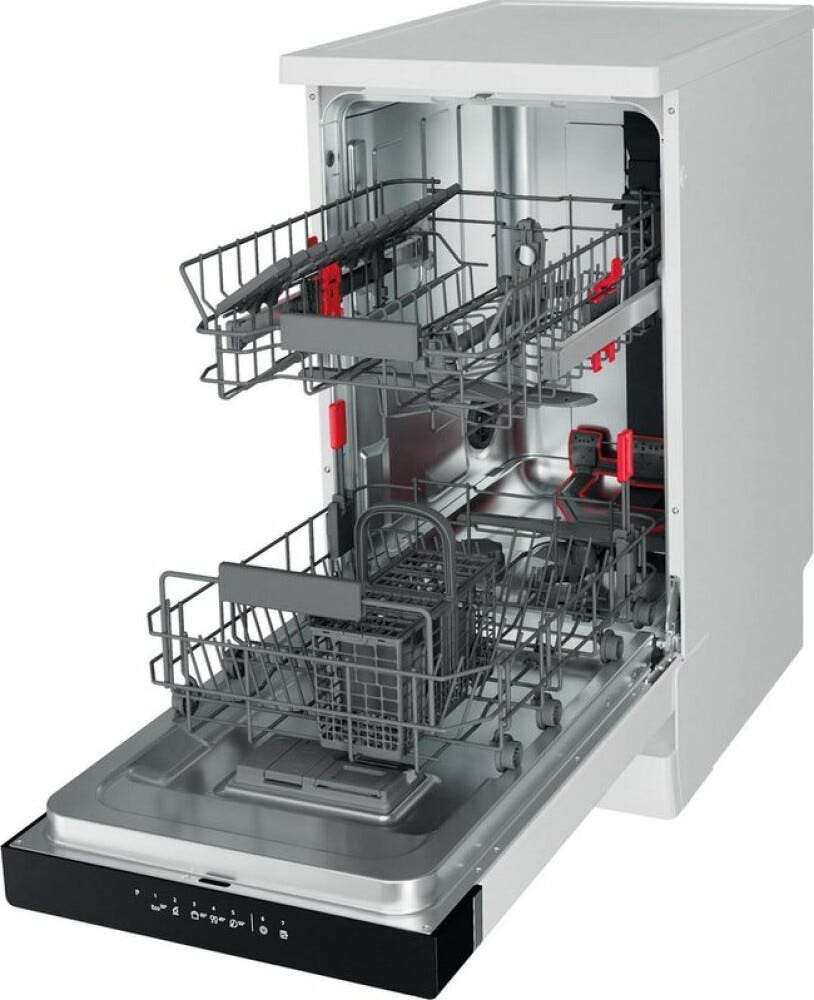 Whirlpool WSFO 3B23 P Lavastoviglie a libera installazione cm. 45 - 10 coperti - bianco