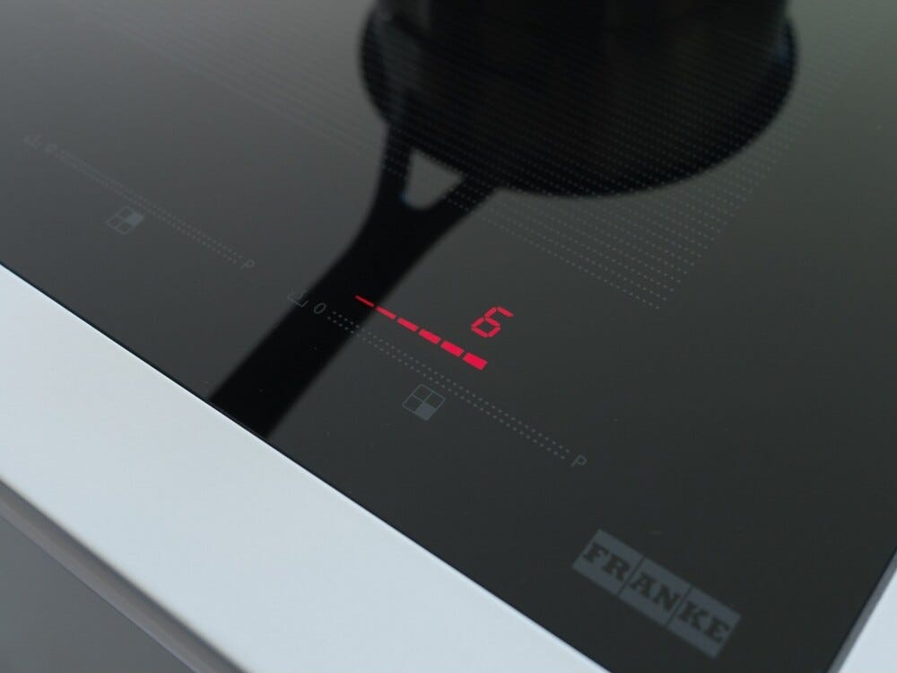 Franke FMA 8391 HI Maris 2-gether Steel Piano cottura induzione cm. 83 con cappa integrata da 630 m³/h - cristallo nero