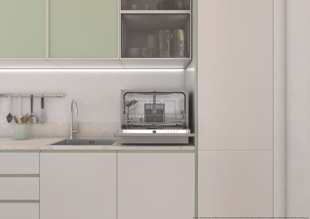 Candy CP 6E51LS Rapido' Lavastoviglie a libera installazione cm. 55 - 6 coperti - inox