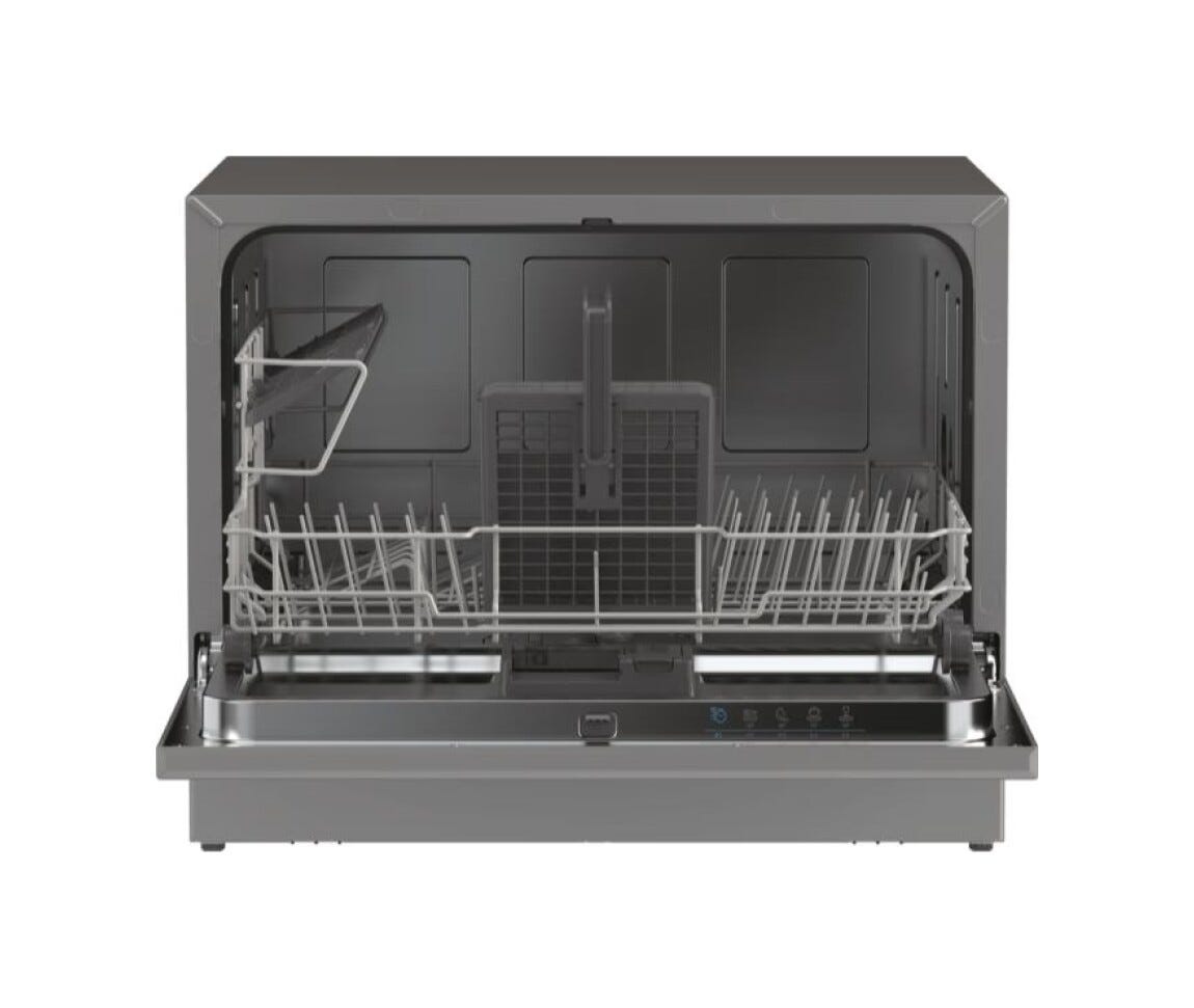 Candy CP 6E51LS Rapido' Lavastoviglie a libera installazione cm. 55 - 6 coperti - inox