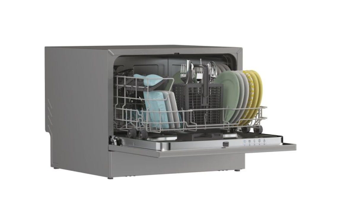 Candy CP 6E51LS Rapido' Lavastoviglie a libera installazione cm. 55 - 6 coperti - inox