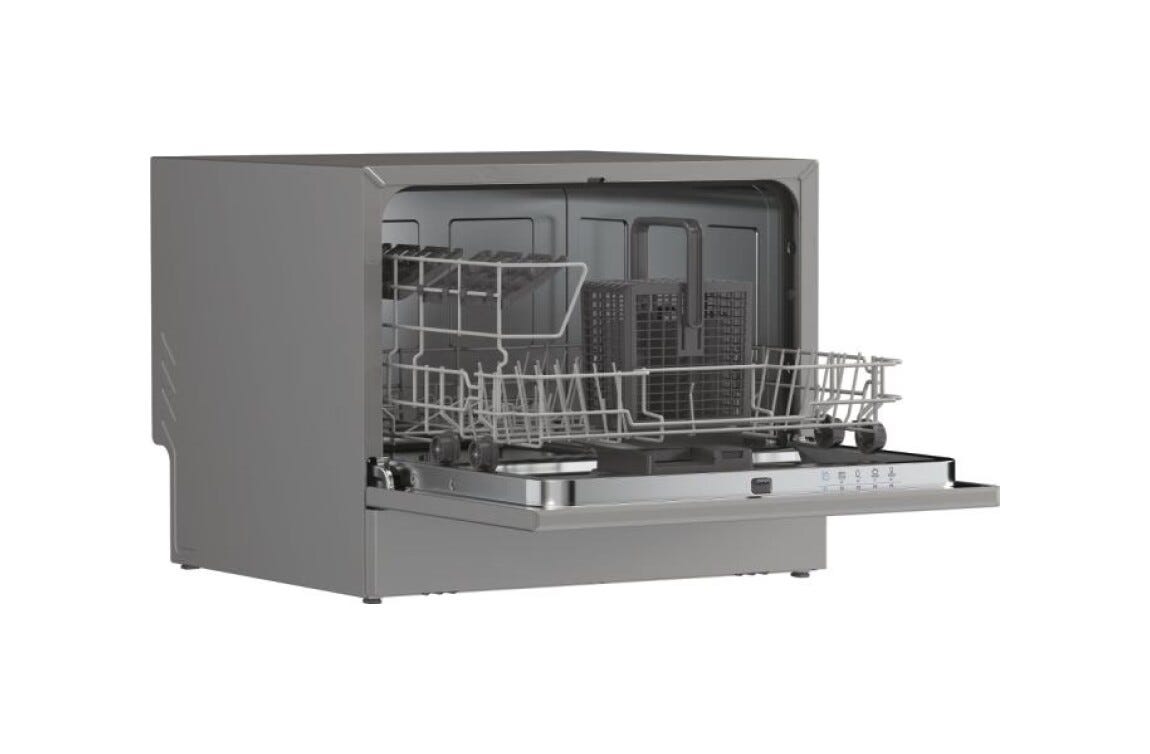 Candy CP 6E51LS Rapido' Lavastoviglie a libera installazione cm. 55 - 6 coperti - inox