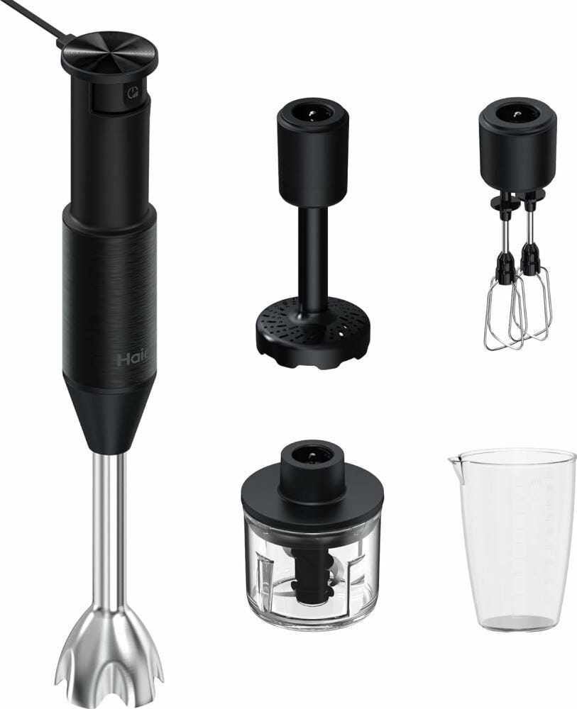 Haier HHB5B5 011 5 Frullatore a immersione - nero / inox