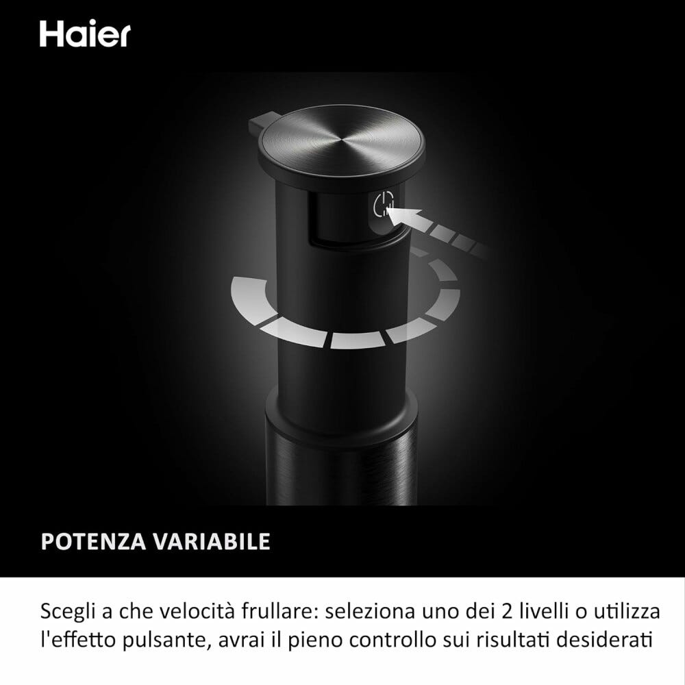 Haier HHB5B5 011 5 Frullatore a immersione - nero / inox