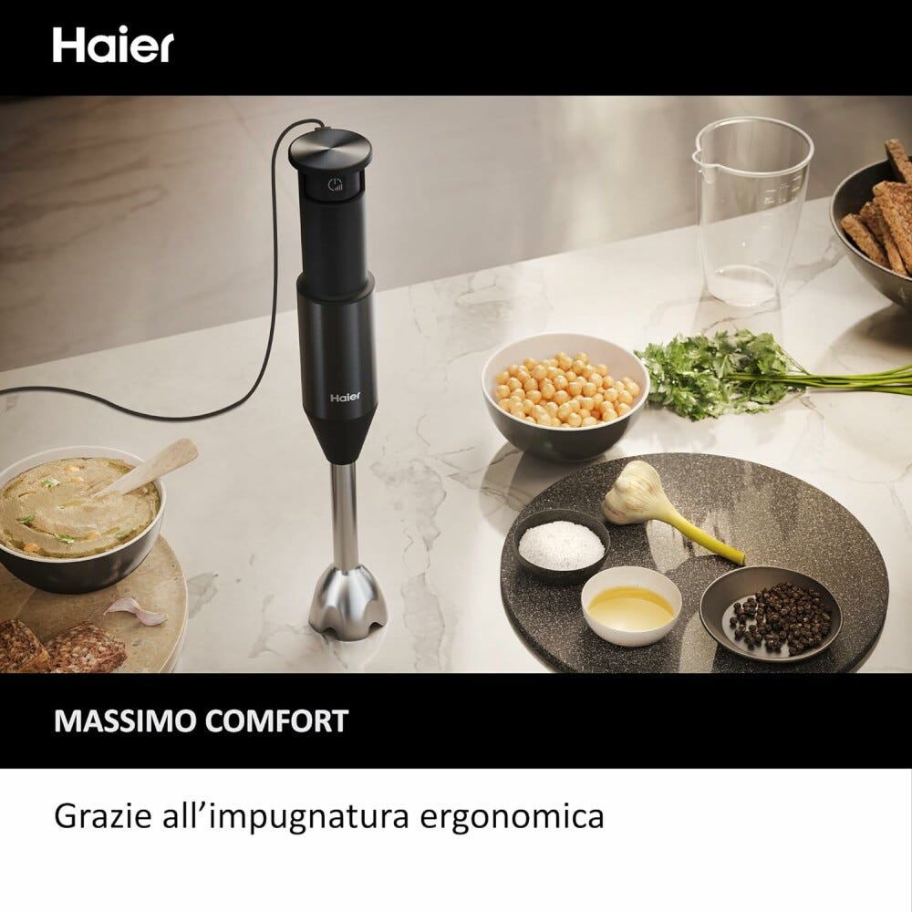 Haier HHB5B5 011 5 Frullatore a immersione - nero / inox