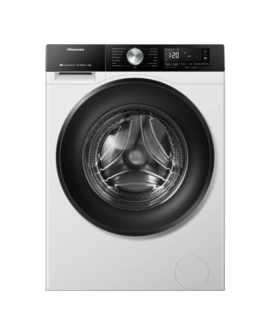 Hisense WF3S9043BW3 Lavatrice cm. 60 - capacità 9 kg - bianco/nero