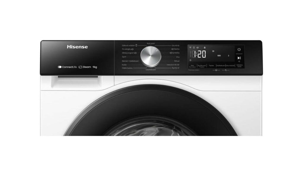 Hisense WF3S9043BW3 Lavatrice cm. 60 - capacità 9 kg - bianco/nero
