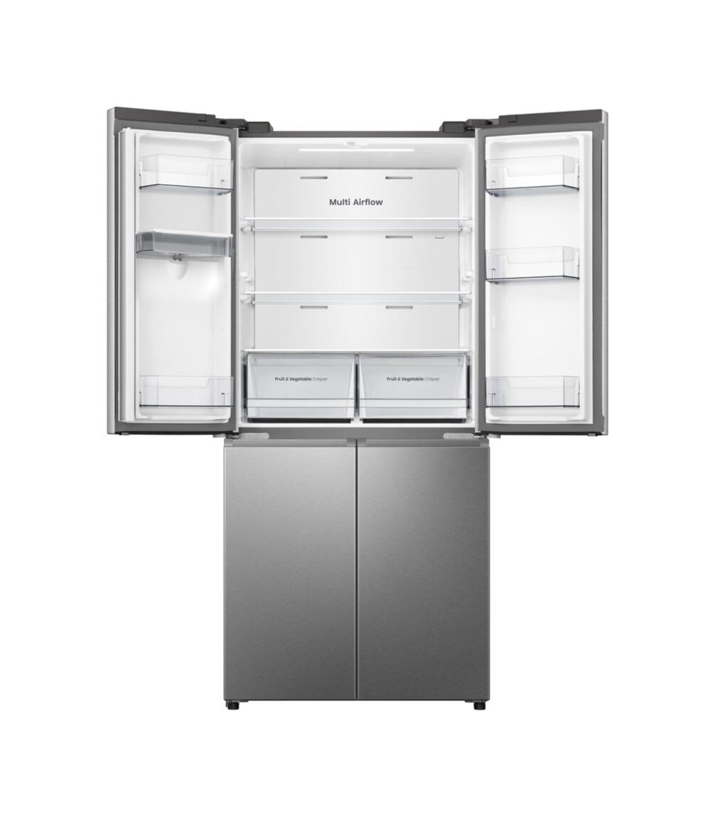 Hisense RQ5P470SMIE Frigorifero con congelatore side by side - cm. 80 h. 179 - lt. 483 - inox