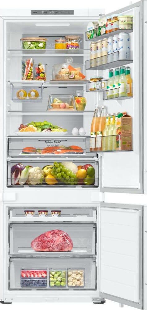 Samsung BRB38G705DWWEF F1RST 75 AI Frigorifero con congelatore da incasso 389 L, No Frost+, AI Energy Mode, Optimal Fresh+