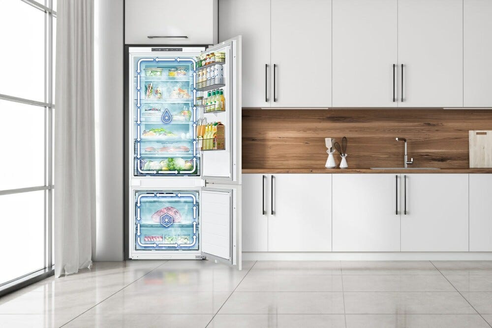 Samsung BRB38G705DWWEF F1RST 75 AI Frigorifero con congelatore da incasso 389 L, No Frost+, AI Energy Mode, Optimal Fresh+
