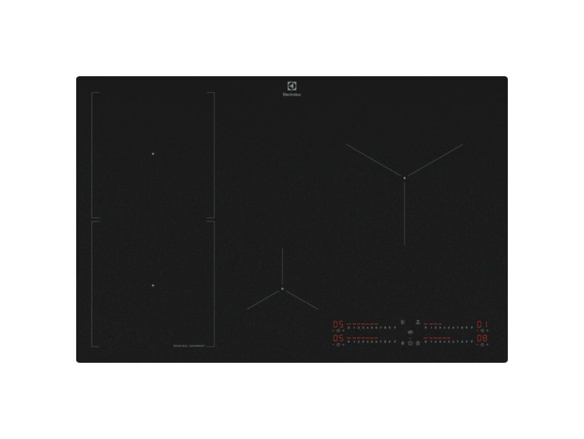 Electrolux EIS82453IZ Serie 700 SenseBoil Piano cottura a induzione cm. 80 Serie 700 SenseBoil - SaphirMatt®
