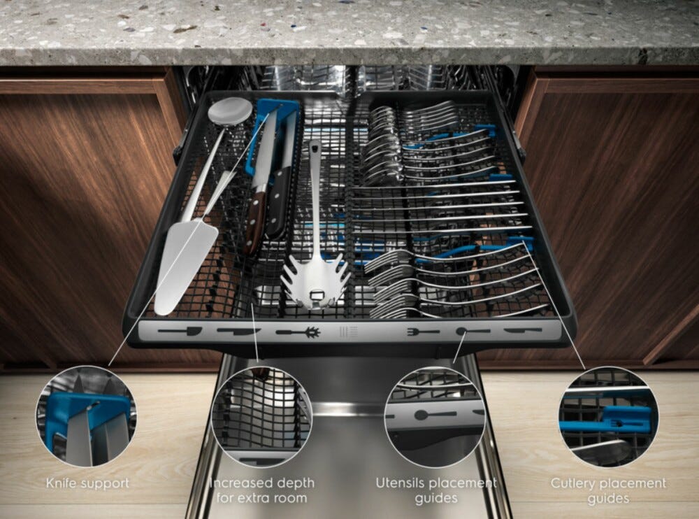 Electrolux KHGB9400L Serie 700 GlassCare Lavastoviglie integrata totale cm. 60 - 15 coperti