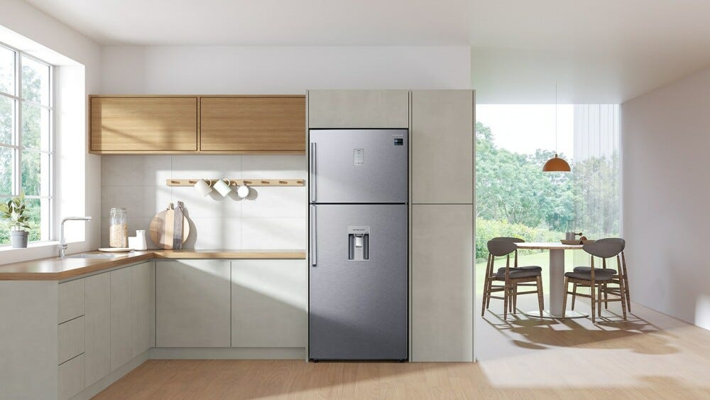 Samsung RT62K711RSL/ES Serie 7000 AI Frigorifero con congelatore a libera installazione cm. 84 h. 186 - lt. 620 - silver