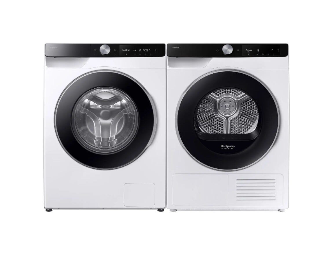 Samsung WW90DG6U85LKU3 Ai Control Ecodosatore Lavatrice cm. 60 - capacità 9 kg - bianco