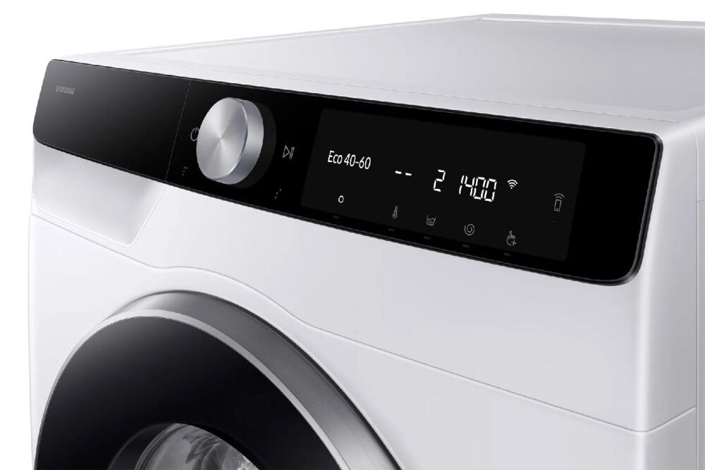 Samsung WW90DG6U85LKU3 Ai Control Ecodosatore Lavatrice cm. 60 - capacità 9 kg - bianco