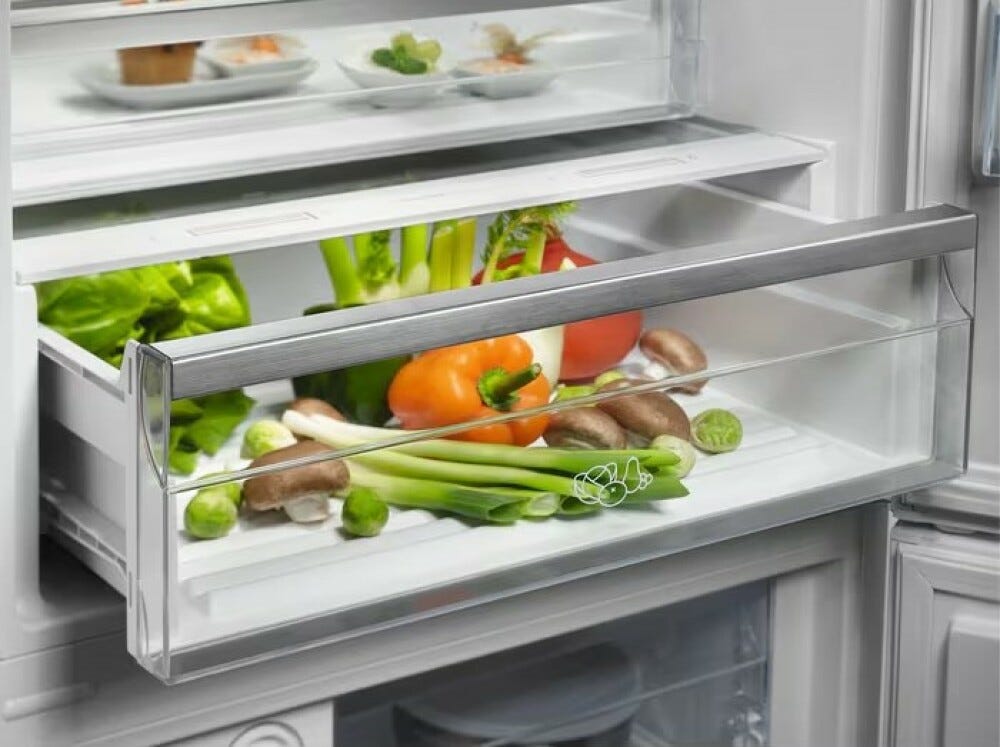 Electrolux LNT6ME46X3 Serie 600 TwinTech® Frigorifero con congelatore a libera installazione - cm. 70 h 192 - lt. 481 - inox antimpronta