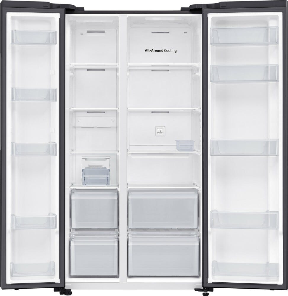 Samsung RS62DG5003B1EF Air Space AI Frigorifero con congelatore side by side cm. 91 h. 178 - lt. 655 - antracite