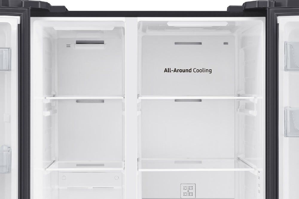 Samsung RS62DG5003B1EF Air Space AI Frigorifero con congelatore side by side cm. 91 h. 178 - lt. 655 - antracite