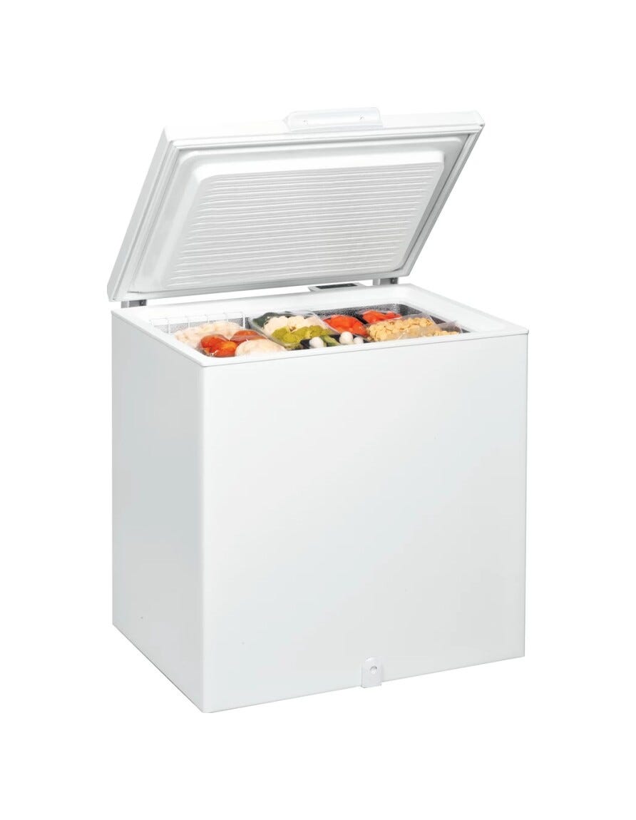 Whirlpool WHS2122 2 Congelatore a pozzo a libera installazione cm. 81 h. 87 - 202 lt. - bianco