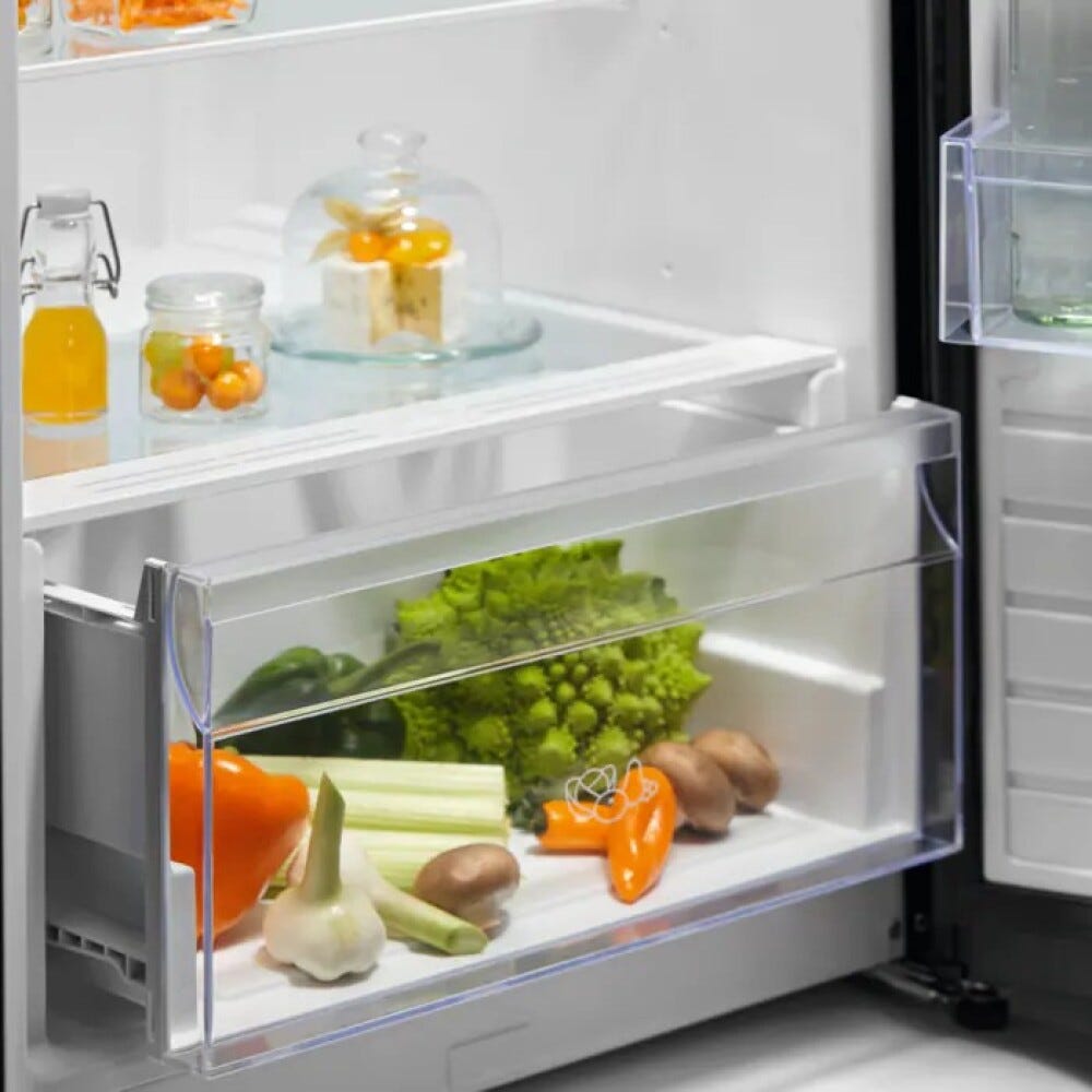 Electrolux LRS3DE39U Serie 600 Frigorifero a libera installazione cm. 60 h. 186 - lt. 395 - inox