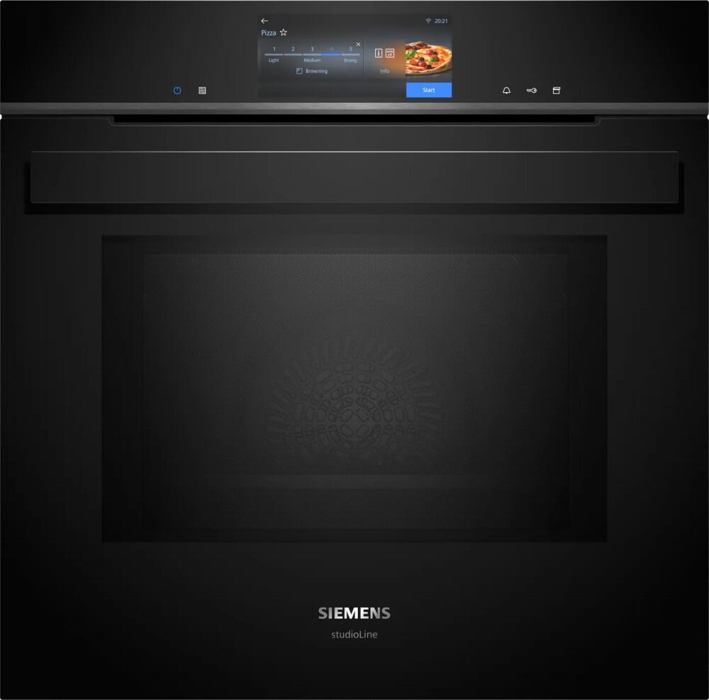 Siemens HN978GQB1 iq700 Forno combinato a vapore e a microonde cm.60 - nero