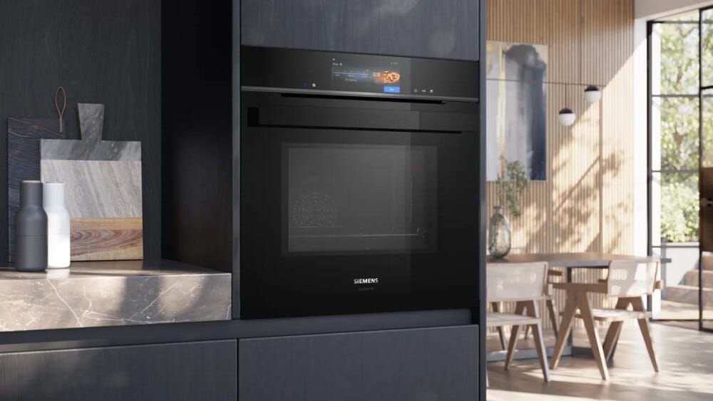 Siemens HN978GQB1 iq700 Forno combinato a vapore e a microonde cm.60 - nero