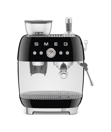 Smeg Selection EGF03BLEU 50's Style Macchina per caffè espresso manuale - nero lucido