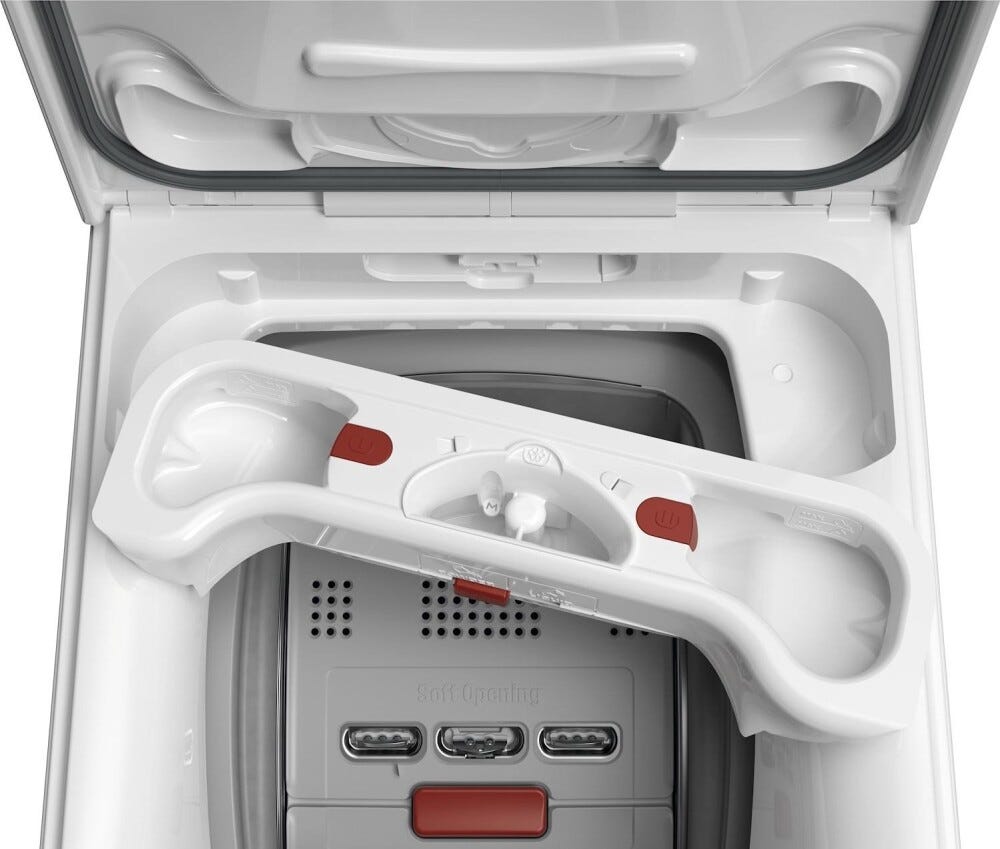 AEG LTR7E37S Serie 7000 Prosteam® Lavatrice a carica dall'alto cm. 40 - capacità 7 kg - bianco