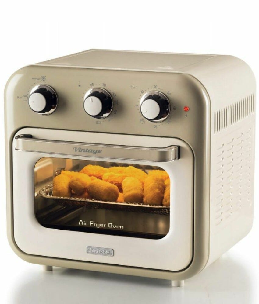 Ariete 4632/03 Vintage Friggitrice ad aria + forno 16 lt - beige