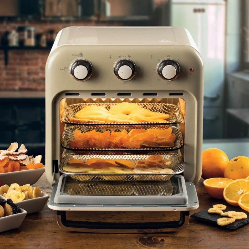 Ariete 4632/03 Vintage Friggitrice ad aria + forno 16 lt - beige