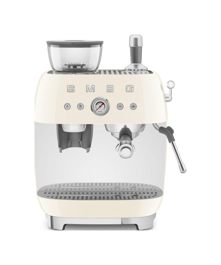 Smeg Selection EGF03CREU 50'S Style Macchina per caffè espresso manuale - panna lucido