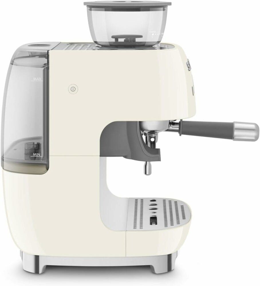 Smeg Selection EGF03CREU 50'S Style Macchina per caffè espresso manuale - panna lucido