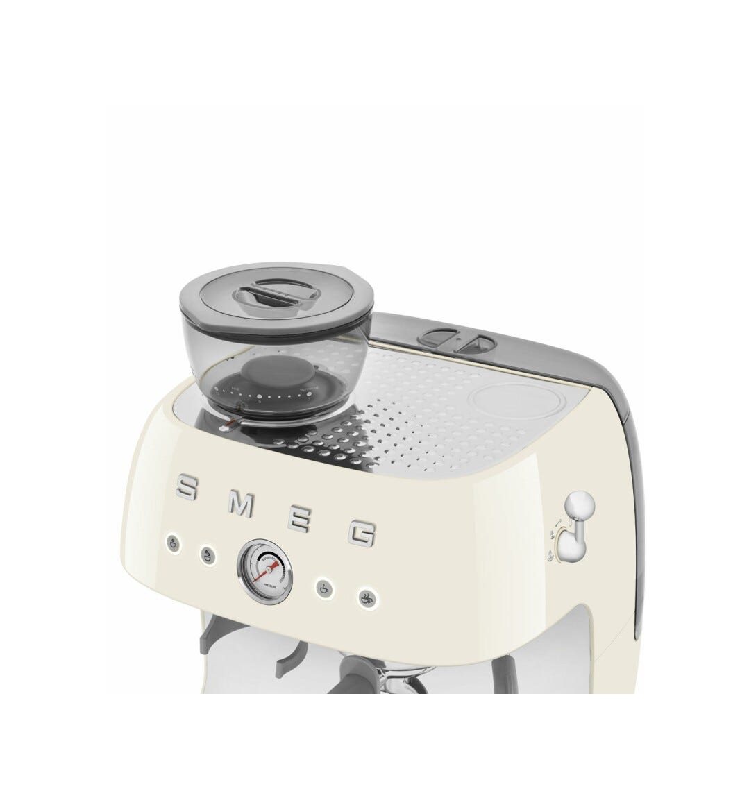 Smeg Selection EGF03CREU 50'S Style Macchina per caffè espresso manuale - panna lucido