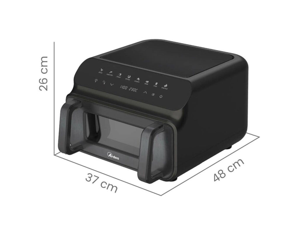 Ardes ARFRYA09GP Friggisana Grill Friggitrice ad aria - nero