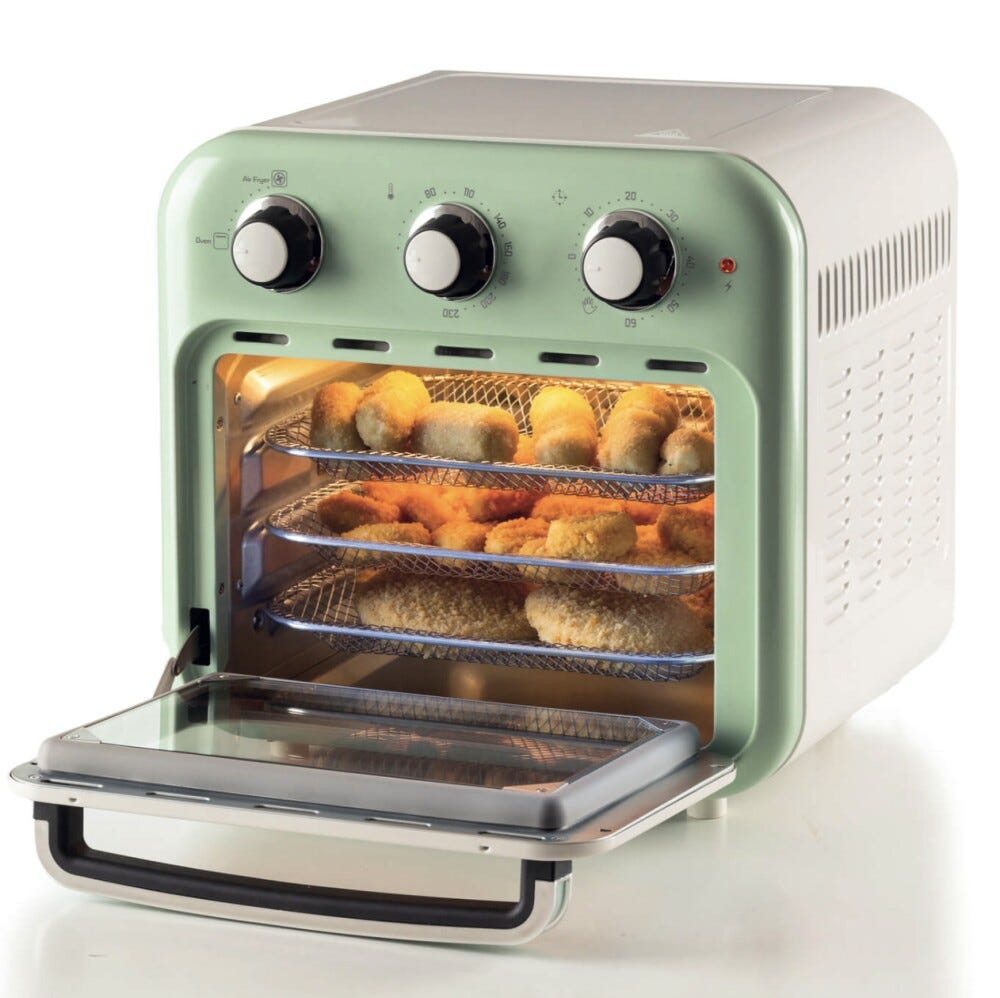 Ariete 4632/04 Friggitrice ad aria + forno 16 lt - verde