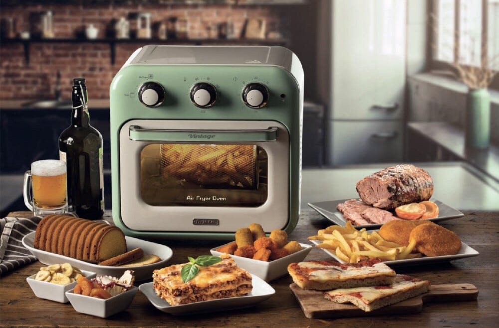 Ariete 4632/04 Friggitrice ad aria + forno 16 lt - verde
