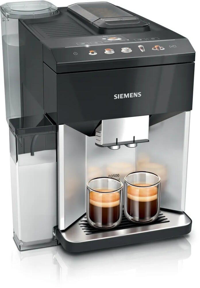 Siemens TQ513R01 eq500 Macchina per caffè automatica - nero/argento