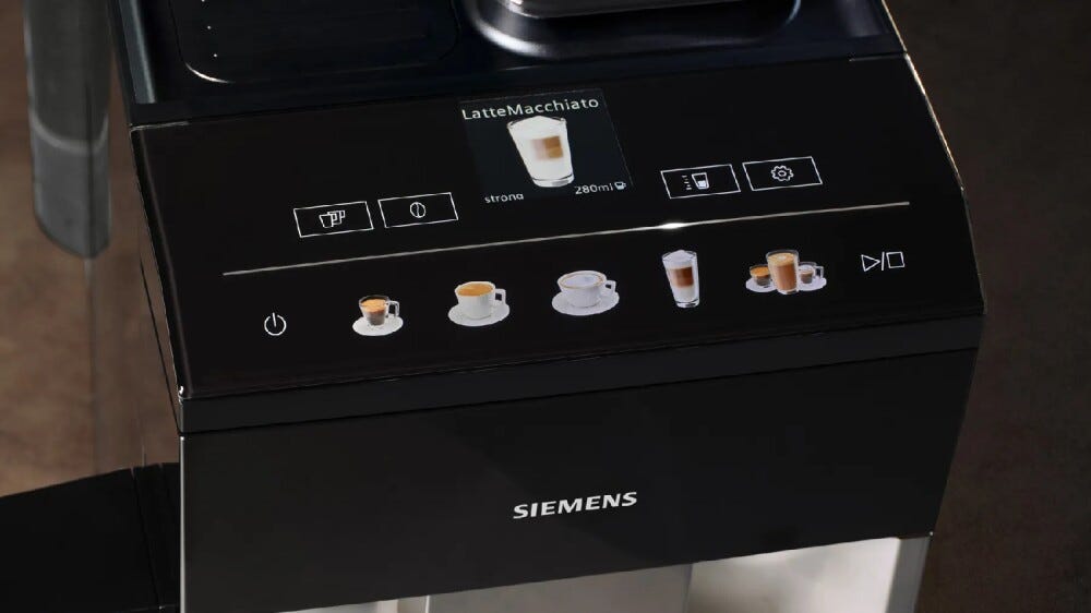 Siemens TQ513R01 eq500 Macchina per caffè automatica - nero/argento