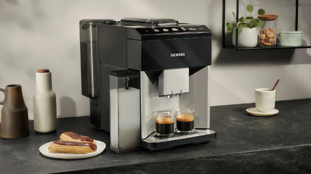 Siemens TQ513R01 eq500 Macchina per caffè automatica - nero/argento