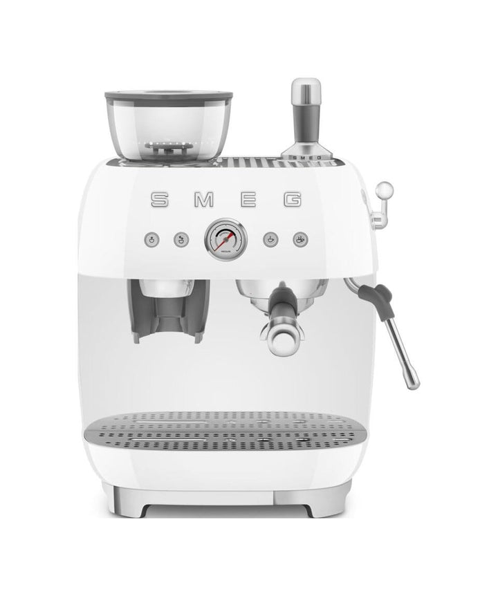 Smeg Selection EGF03WHEU 50'S Style Macchina per caffè espresso manuale - bianco lucido