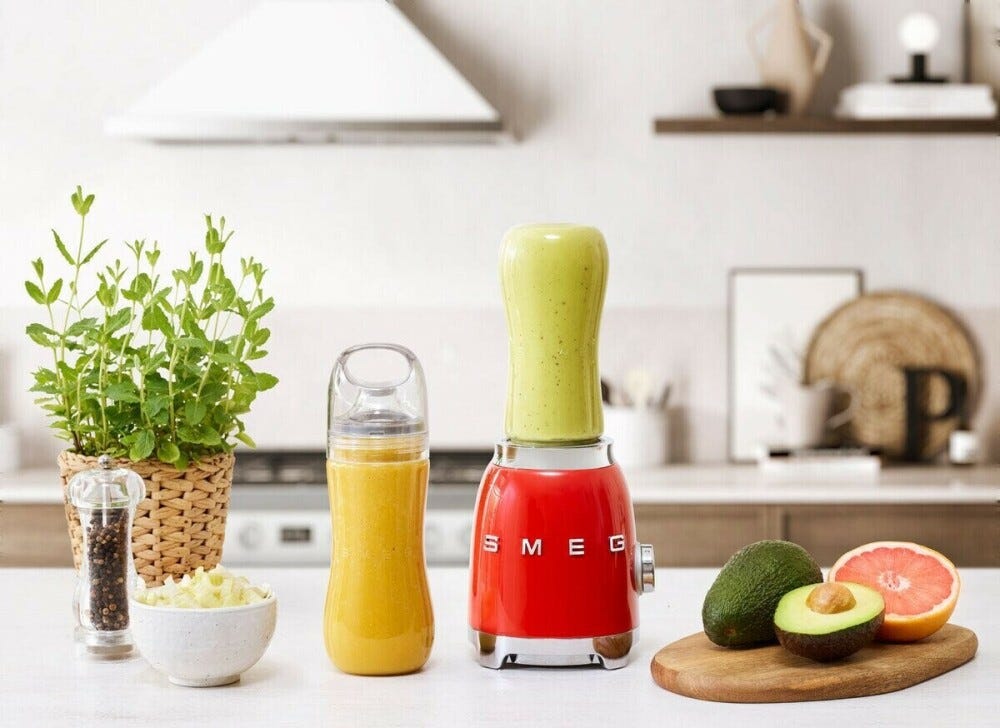 Smeg Selection PBF01RDEU 50'S Style Frullatore multifunzione - rosso lucido