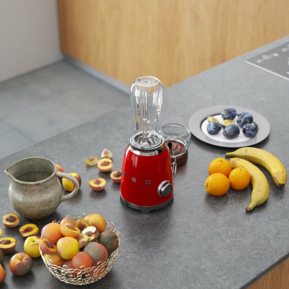 Smeg Selection PBF01RDEU 50'S Style Frullatore multifunzione - rosso lucido