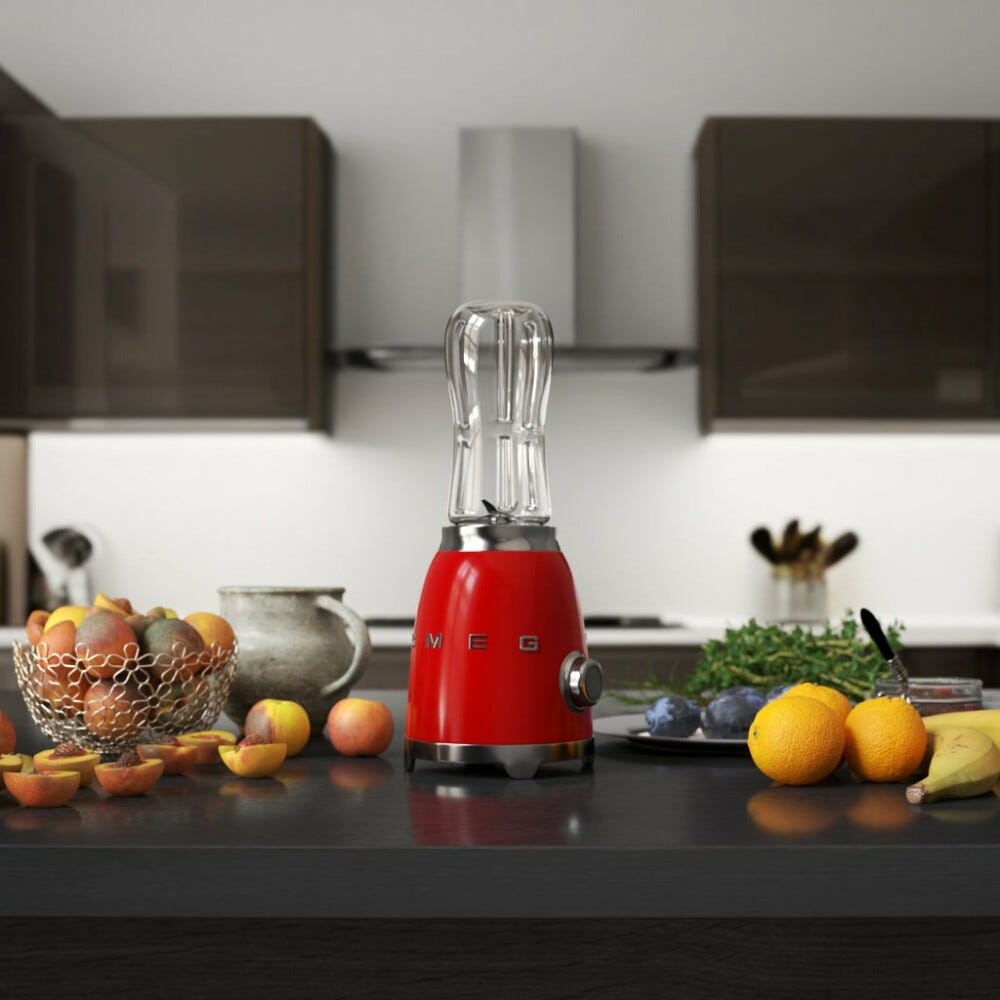 Smeg Selection PBF01RDEU 50'S Style Frullatore multifunzione - rosso lucido