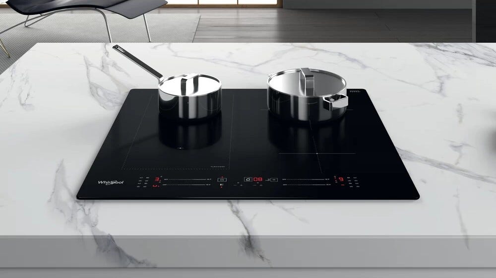 Whirlpool WL S7960 NE Piano cottura a induzione cm. 59 - vetroceramica nero