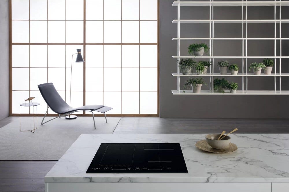 Whirlpool WL S7960 NE Piano cottura a induzione cm. 59 - vetroceramica nero