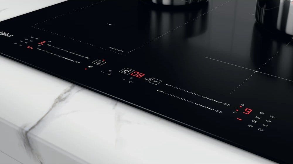 Whirlpool WL S7960 NE Piano cottura a induzione cm. 59 - vetroceramica nero