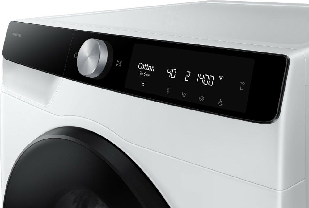 Samsung WD11DG6B85BKU3 Lavasciuga cm. 60 - lavaggio 11 kg - asciugatura 6 kg - bianco
