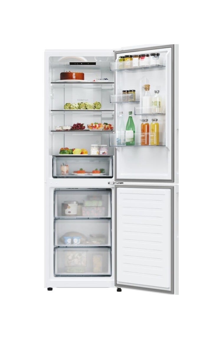 Candy CNCQ2T618EW Fresco Frigorifero con congelatore a libera installazione - cm. 60 h 185 - lt. 355 - bianco