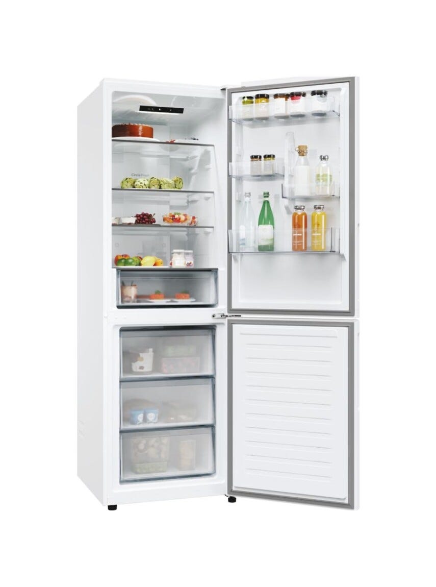 Candy CNCQ2T618EW Fresco Frigorifero con congelatore a libera installazione - cm. 60 h 185 - lt. 355 - bianco