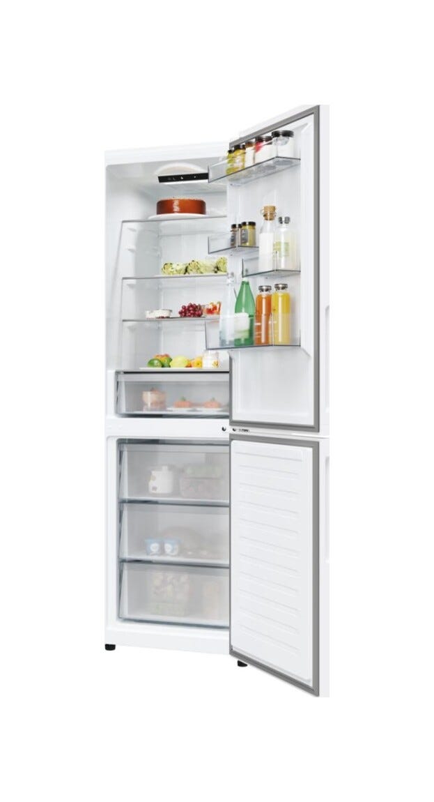 Candy CNCQ2T618EW Fresco Frigorifero con congelatore a libera installazione - cm. 60 h 185 - lt. 355 - bianco